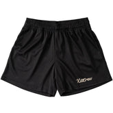 VENTED MESH SHORTS SCRIPT - BLACK / CREAM