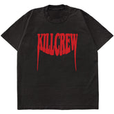 OVERSIZED "FANGS" T-SHIRT - BLACK / RED