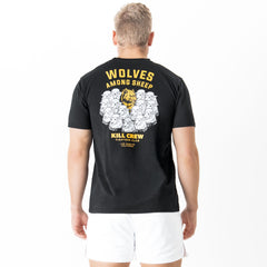 WOLVES AMONG SHEEP T-SHIRT v2 - YELLOW/BLACK