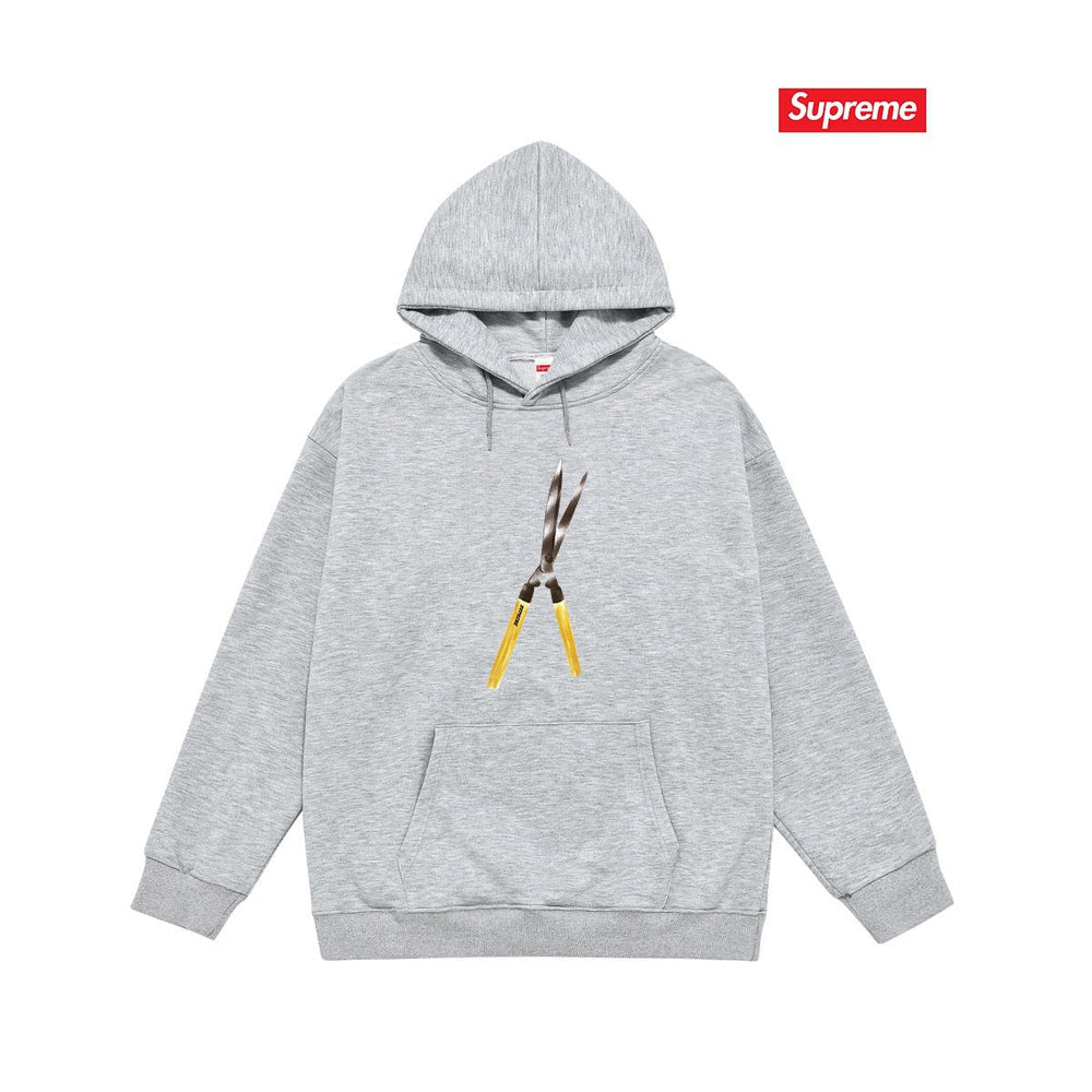 Cross border high version trendy brand Supreme letter printed hooded sweatshirt jacket, classic BOX looped hoodie for men and women (27)