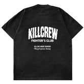RELAXED FIT RIGOROUS TRAINING T-SHIRT - BLACK / WHITE