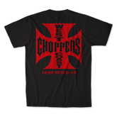 West Coast Choppers OG Classic Tee - Black Red