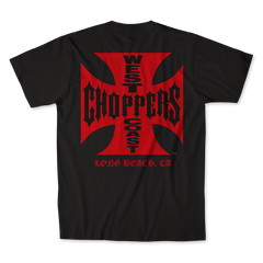 West Coast Choppers OG Classic Tee - Black Red