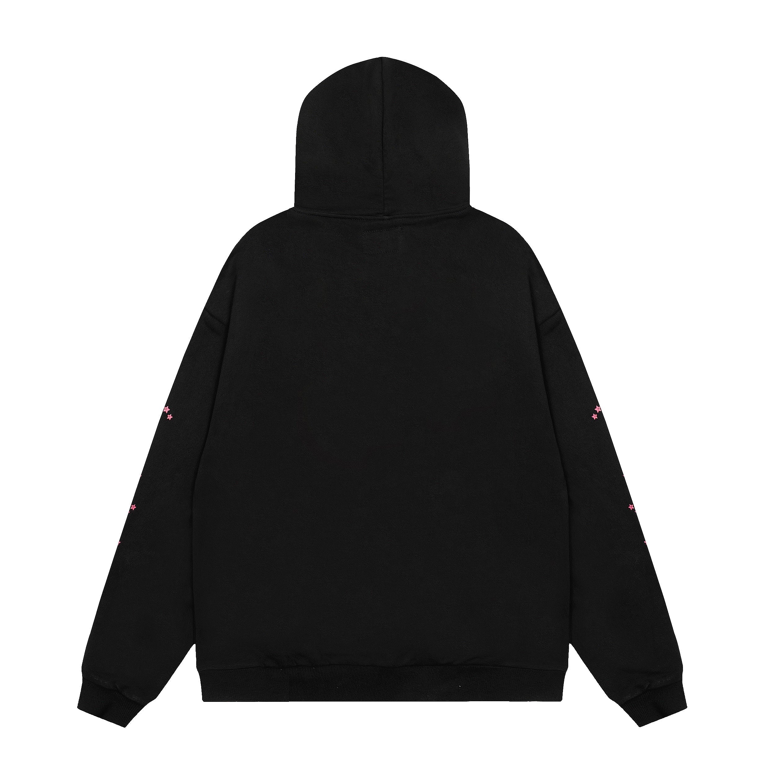 Sp5der Double Logo Web Hoodie Black