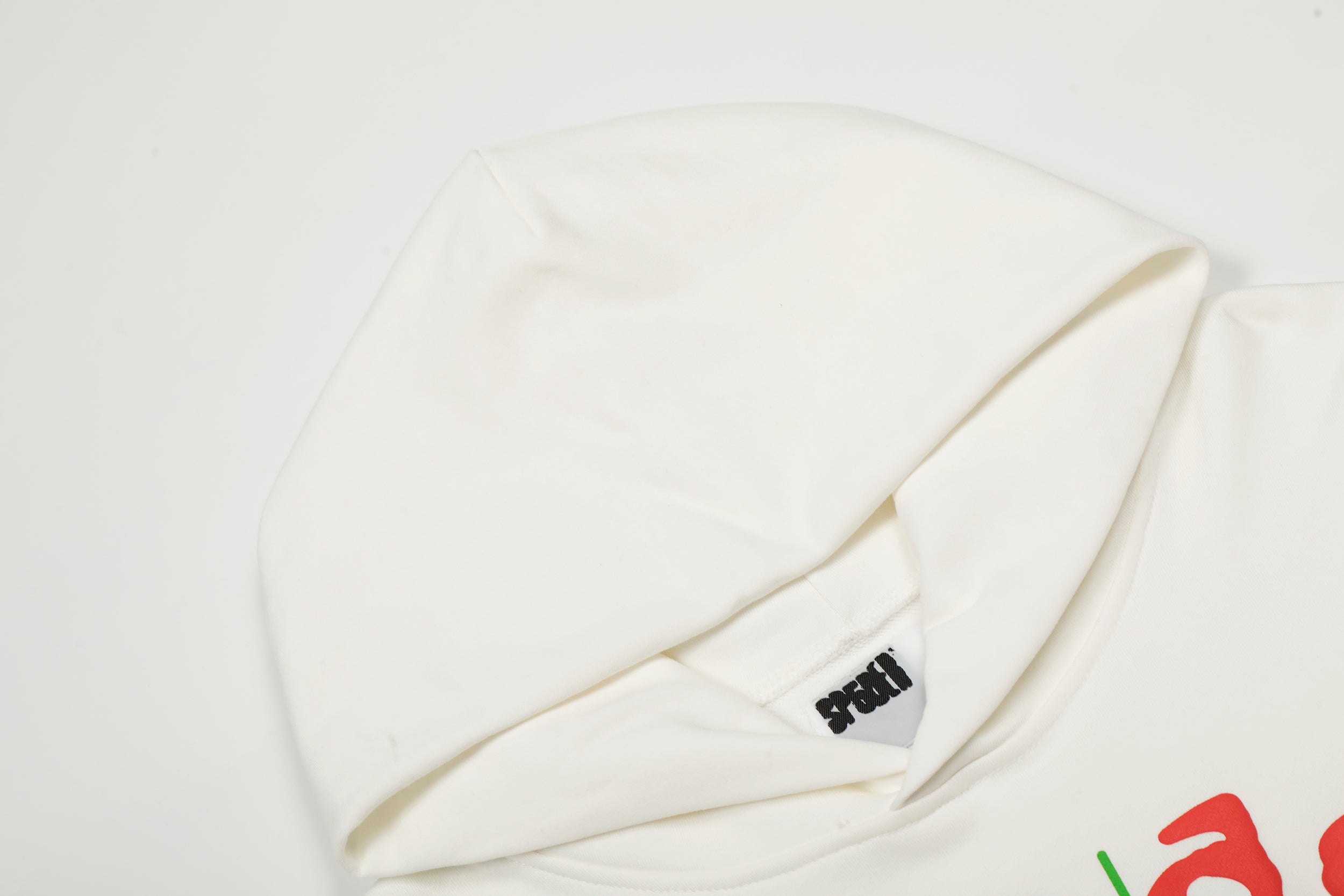 Sp5der Rasta Web Logo Hoodie White
