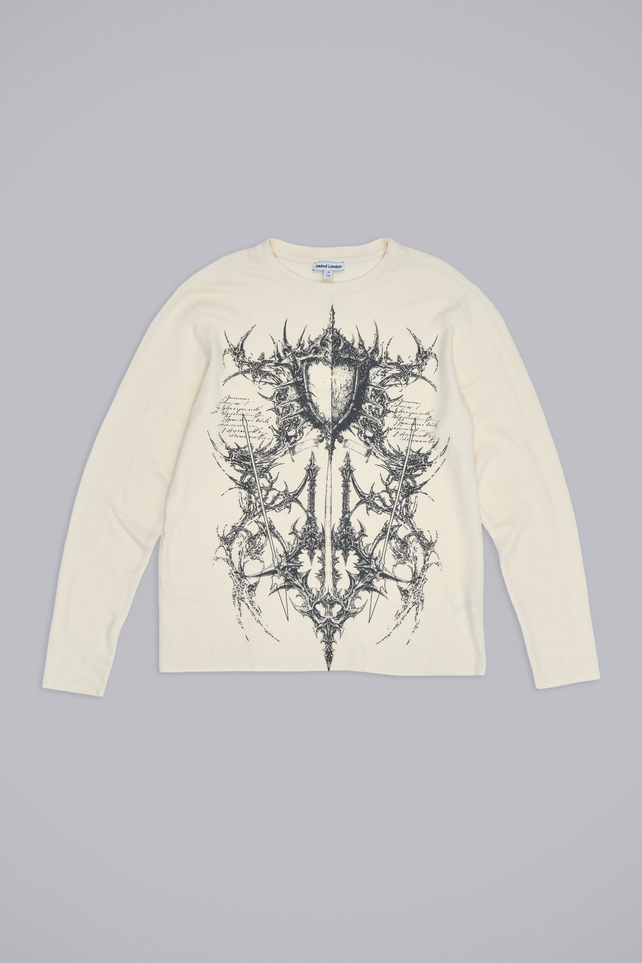 Kasper Digi Waffle Ecru T-Shirt