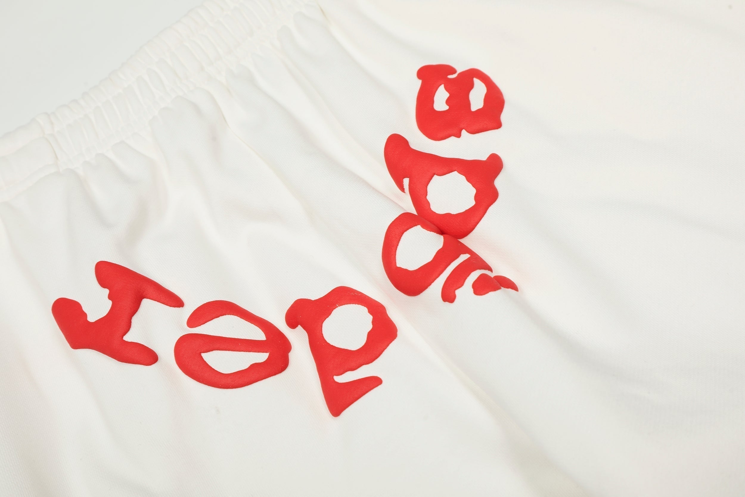 Sp5der Rasta Web Logo Hoodie White