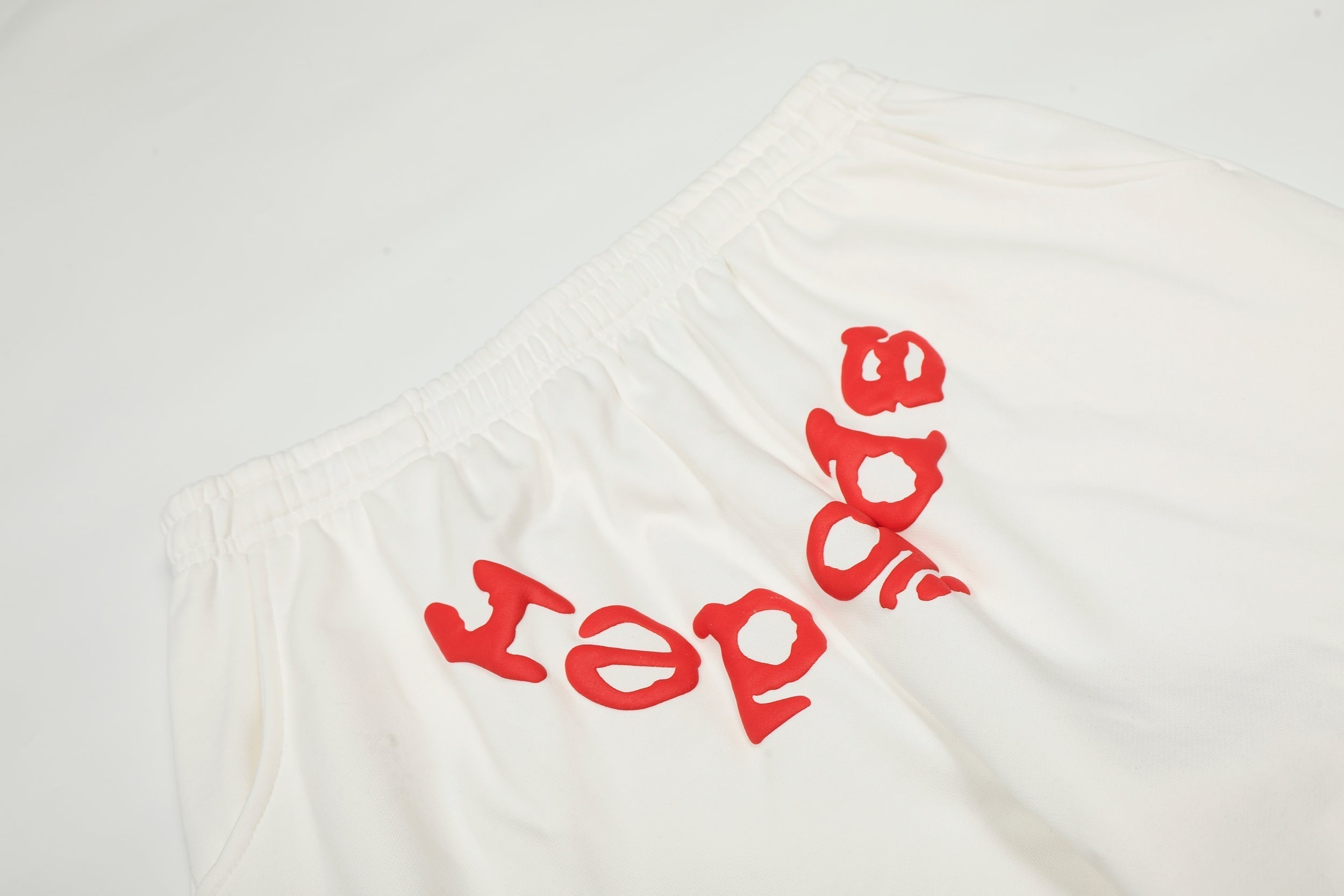 Sp5der Rasta Web Logo Hoodie White