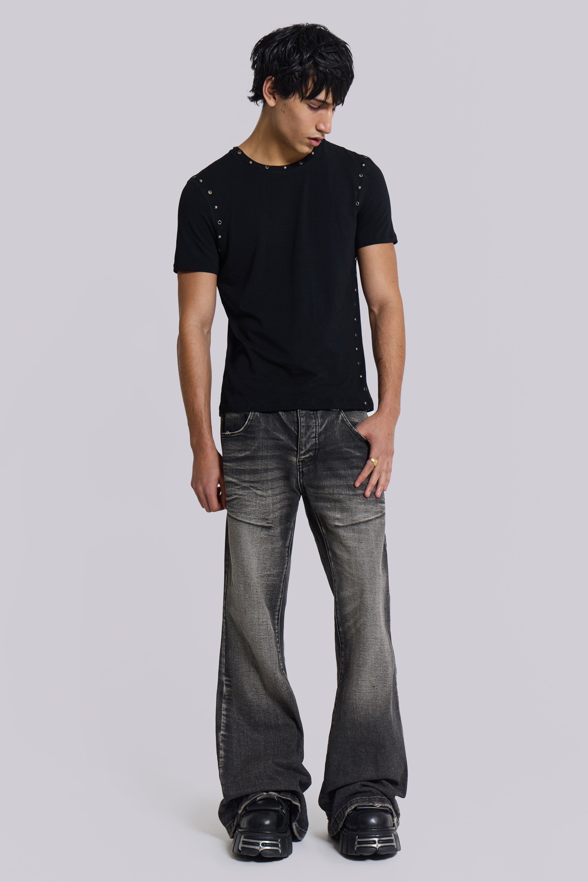 Studded Black Mist T-Shirt