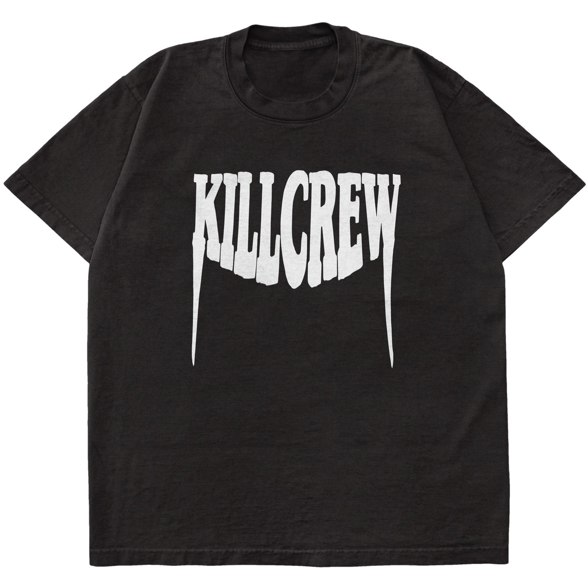 OVERSIZED "FANGS" T-SHIRT - BLACK / WHITE