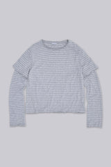 Line Double Layer Long Sleeve Top