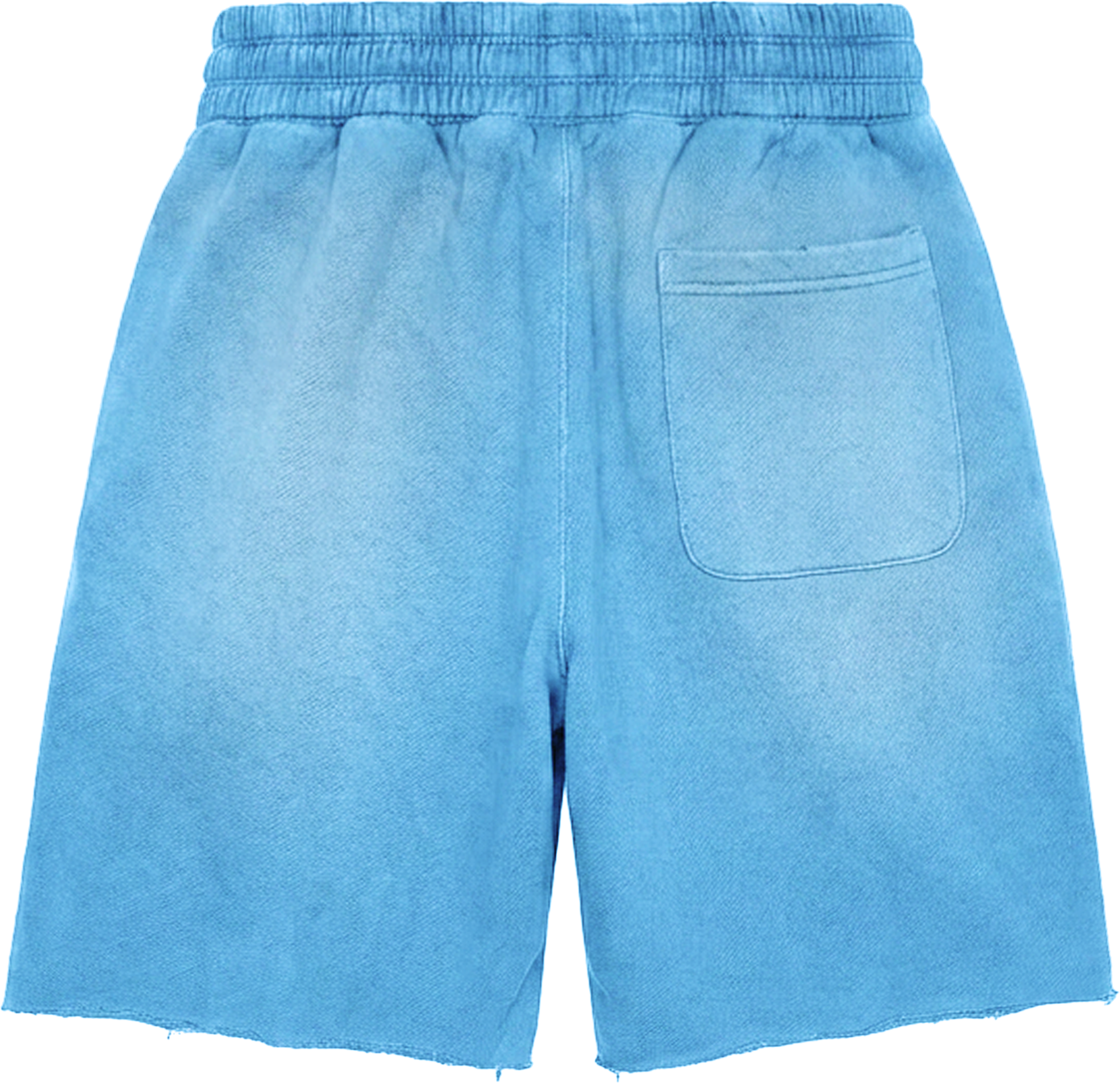 GLAZA GOD Heavyweight French Terry Shorts – Blue Wash