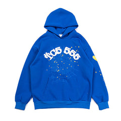 Sp5der 'TC5 555' Web Hoodie Blue