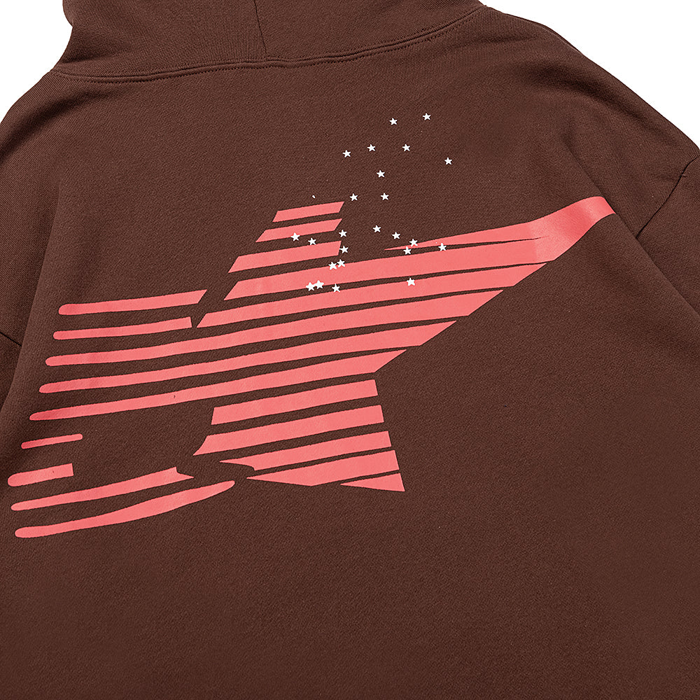 Sp5der 'Araignée' Hoodie Brown