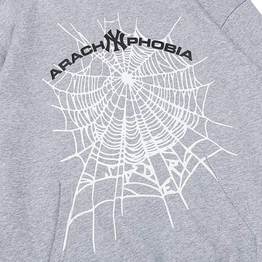 Sp5der 'Arachnophobia' Web Hoodie Grey