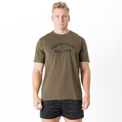 FIGHTER'S CLUB T-SHIRT - OLIVE
