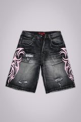 Pink Blade Colossus Jorts