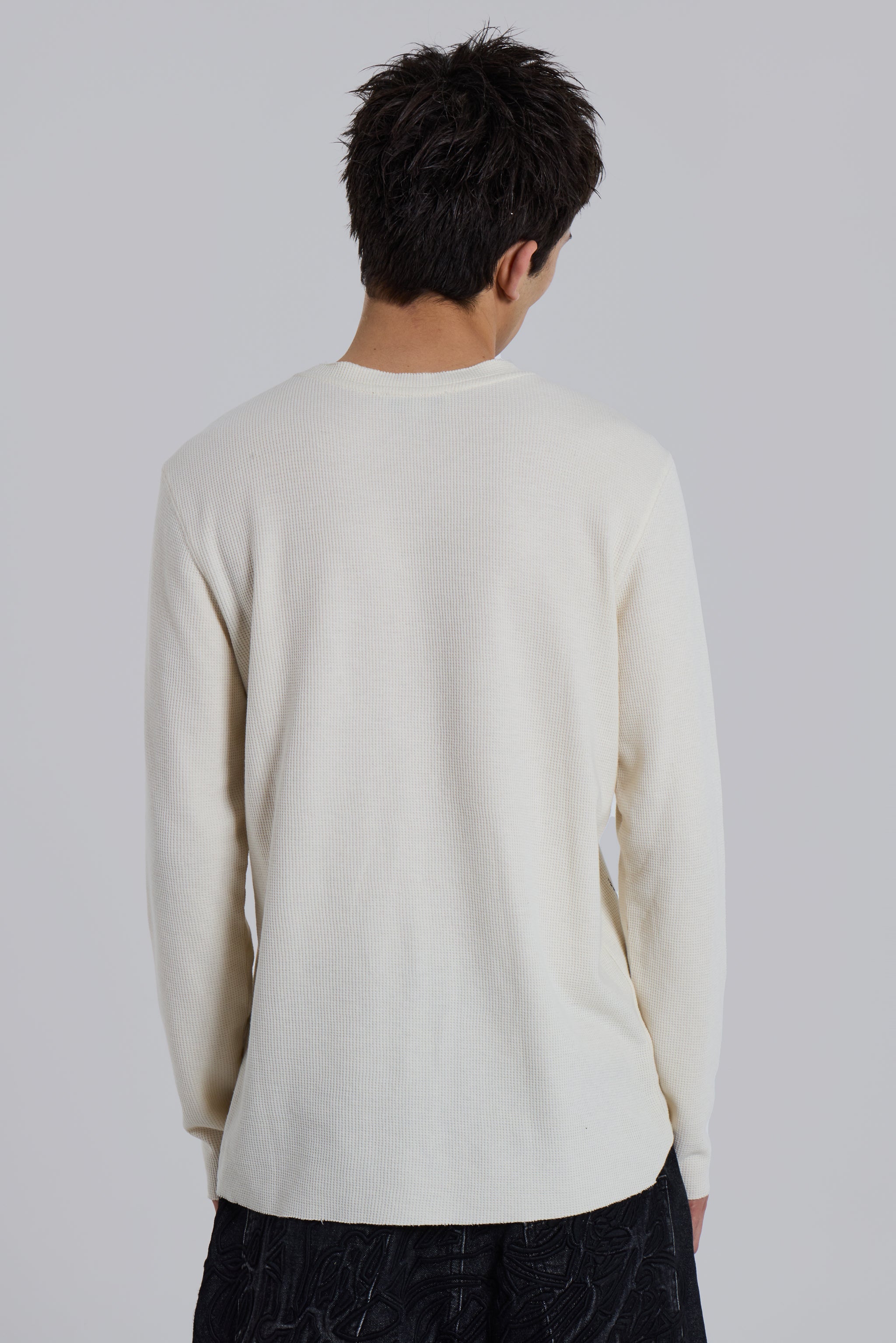 Kasper Digi Waffle Ecru T-Shirt