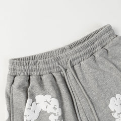 Denim Tears Grey Cotton Sweat Shorts