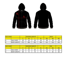 WCC - OG CROSS HOODY - Black
