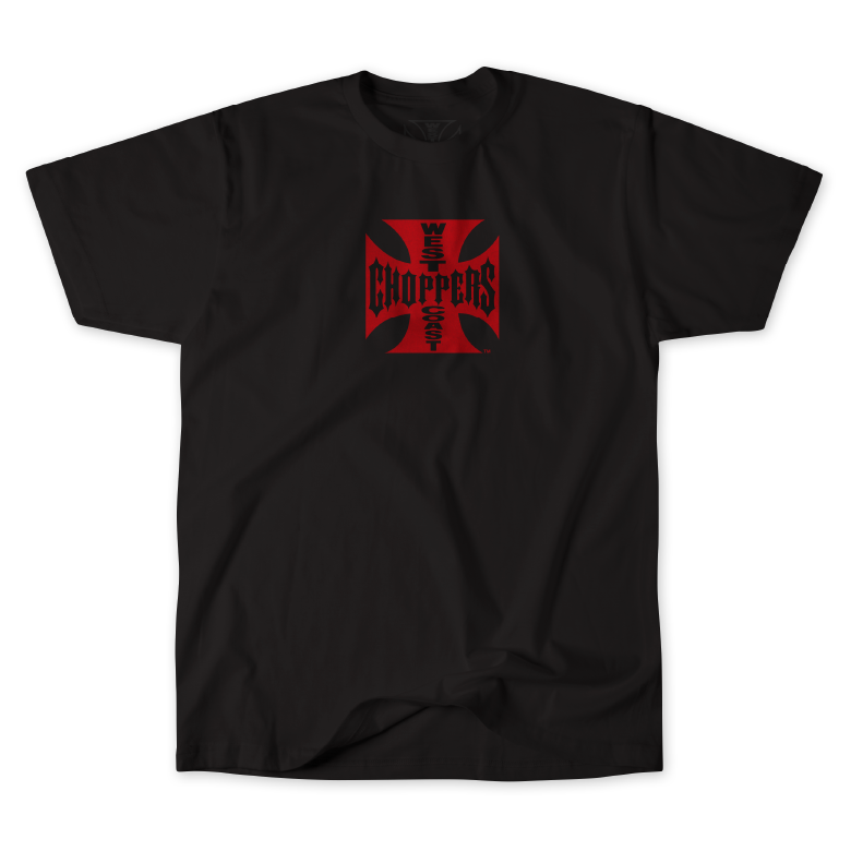 West Coast Choppers OG Classic Tee - Black Red
