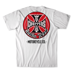 West Coast Choppers Tank Logo Tee - White