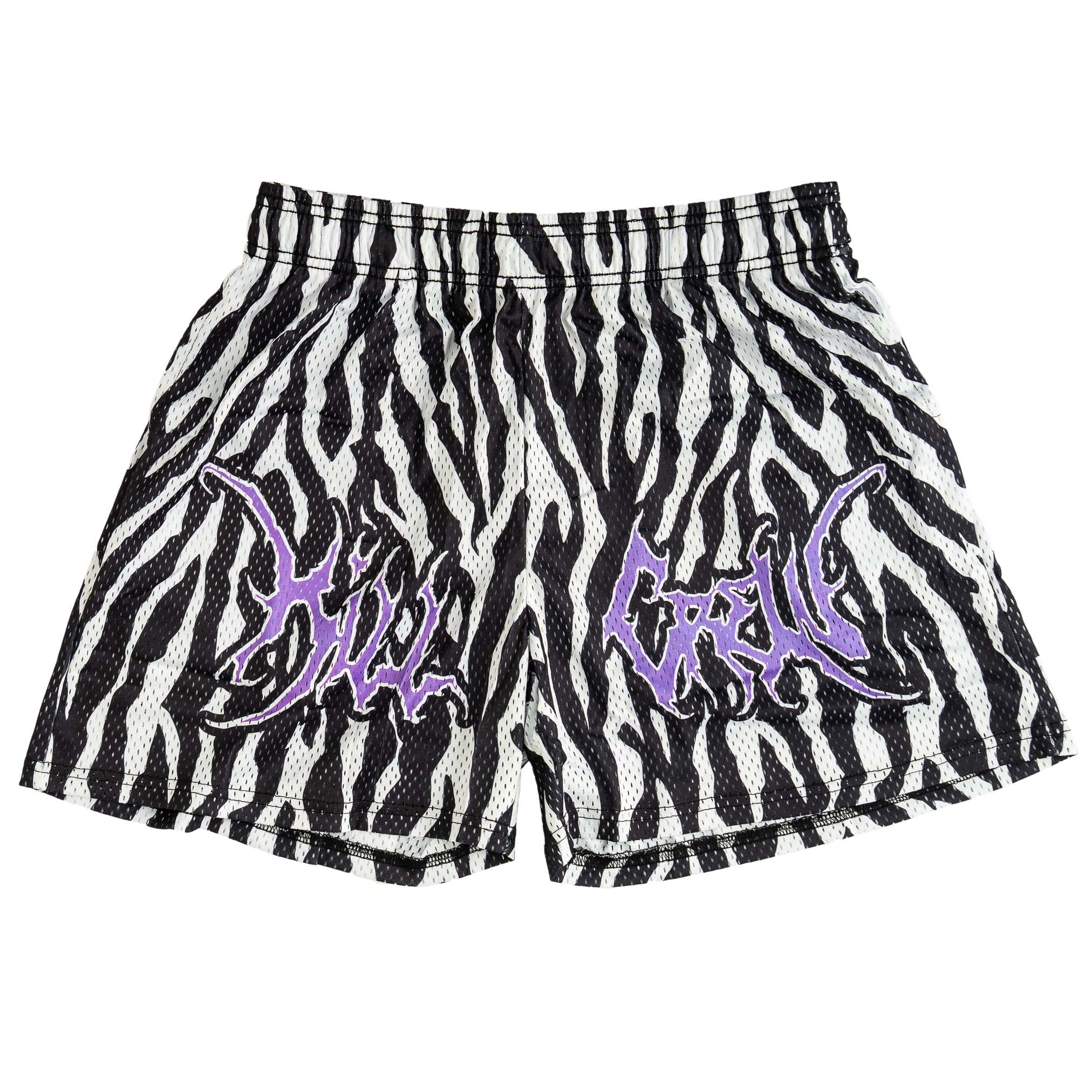 VENTED MESH SHORTS ALIEN - WHITE