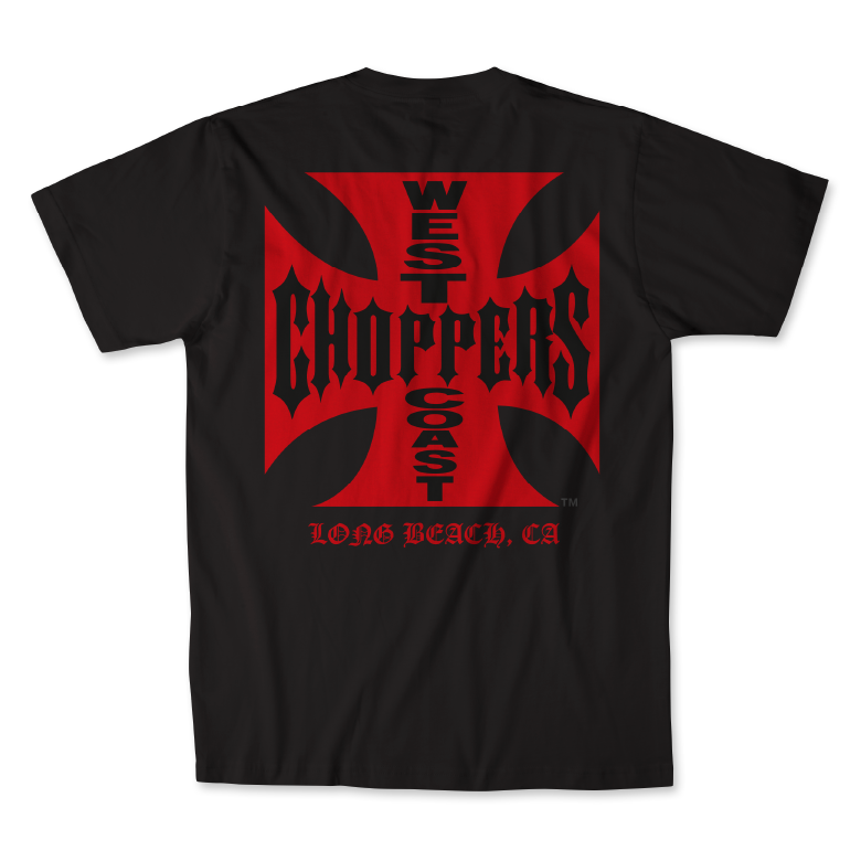 West Coast Choppers OG Classic Tee - Black Red
